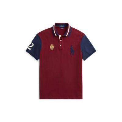 Ralph Lauren Classic Fit Mesh Polo Shirt Classic Wine Multi 1x Big