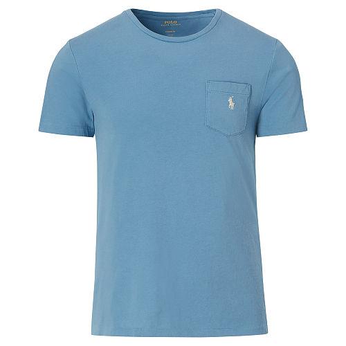 Polo Ralph Lauren Cotton Jersey Pocket T-shirt Blues