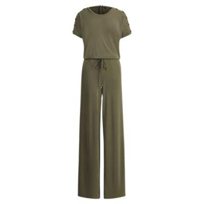 Ralph Lauren Jersey Wide-leg Jumpsuit Sage Moss Xsp