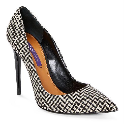 Ralph Lauren Celia Houndstooth Pump