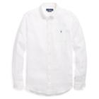 Polo Ralph Lauren Ocean-wash Linen Sport Shirt White