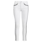 Ralph Lauren Striped Skinny Jean Soft Pearl Wash