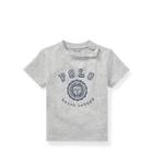 Ralph Lauren Cotton Jersey Graphic T-shirt Andover Heather 24m
