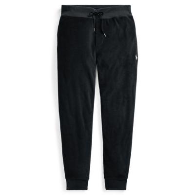 Ralph Lauren Cotton-blend-velour Jogger Polo Black