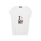 Ralph Lauren Pink Pony Graphic Tee White