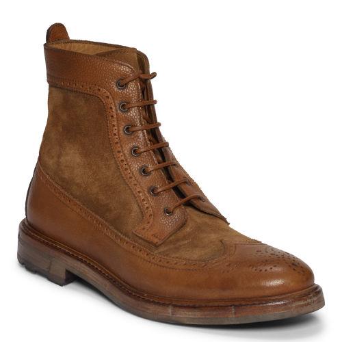Ralph Lauren Moatlands Suede Boot Tan/snuff
