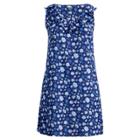 Ralph Lauren Floral Cotton Sleeveless Gown Bluefl