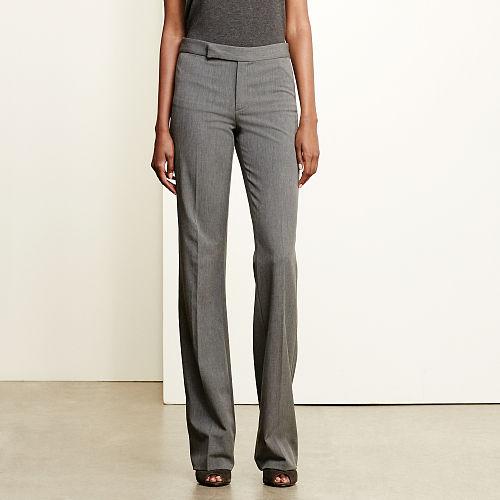 Ralph Lauren Lauren Stretch Twill Flared Pant Foster Grey Heather