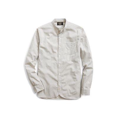 Ralph Lauren Striped Cotton Shirt Rl 992 White Blue