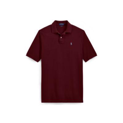 Ralph Lauren Custom Slim Fit Mesh Polo Fall Burgundy