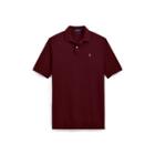 Ralph Lauren Custom Slim Fit Mesh Polo Fall Burgundy