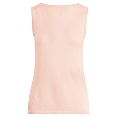 Ralph Lauren Knit Silk-blend Sleeveless Top Pale Rose