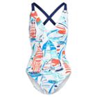Ralph Lauren Lauren Cross-back One-piece Swimsuit Multi