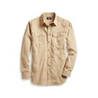 Ralph Lauren Cotton Military Shirt Rl 919 Khaki