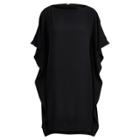 Ralph Lauren Flutter-sleeve Shift Dress Polo Black