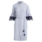 Ralph Lauren Striped Cotton Dress Blue/white 2p