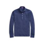 Ralph Lauren Custom Fit Cotton Piqu Shirt Washed Squadron Blue