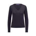 Ralph Lauren Merino Wool V-neck Sweater Navy