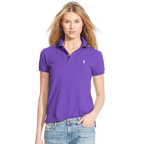 Polo Ralph Lauren Classic Fit Cotton Mesh Polo Vivid Purple
