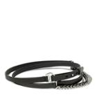 Polo Ralph Lauren Vachetta Leather & Chain Belt Black