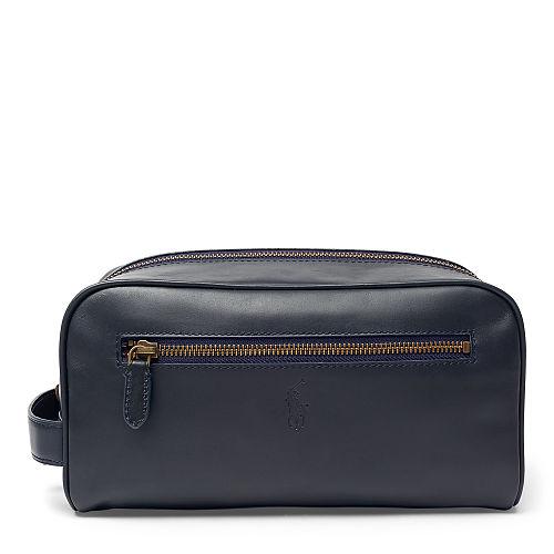 Polo Ralph Lauren Leather Shave Kit Navy