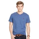 Polo Ralph Lauren Cotton Jersey V-neck T-shirt Classic Royal Heather