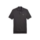 Ralph Lauren Classic Fit Cotton Mesh Polo Dark Grey Heather