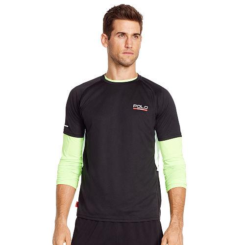Ralph Lauren Polo Sport Micro-dot Jersey T-shirt Polo Black