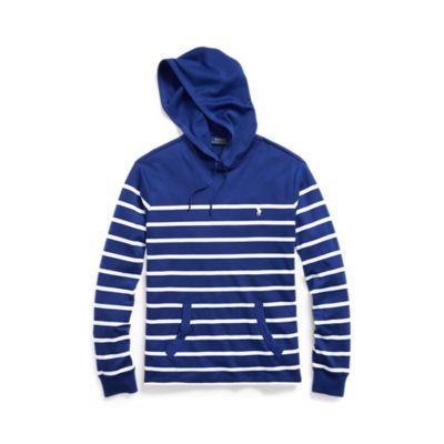 Ralph Lauren Soft-touch Hooded T-shirt Fall Royal/white