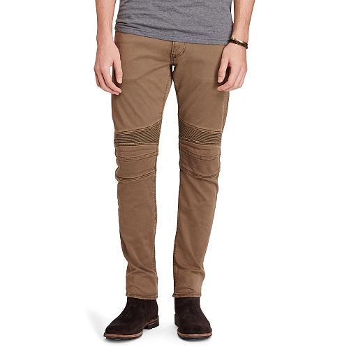 Polo Ralph Lauren Stretch Moto Jean Pence Dark Olive