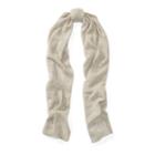 Polo Ralph Lauren Rib-knit Cashmere Scarf Regent Heather