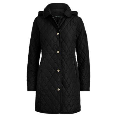 Ralph Lauren Faux Leather-trim Jacket Black