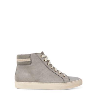 Ralph Lauren Jerold Suede Sneaker Fog Grey