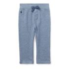 Ralph Lauren Cotton-blend French Terry Pant Capri Blue Heather 3m