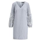 Ralph Lauren Striped Cotton Dress Blue