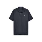 Ralph Lauren Classic Fit Mesh Polo Shirt Dark Carbon Grey L Tall