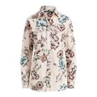 Ralph Lauren Floral Cotton Sateen Shirt Pink Multi Sp