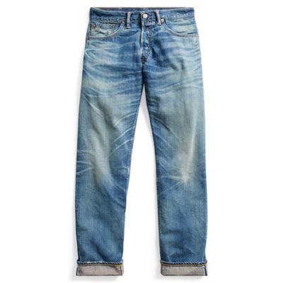 Ralph Lauren Low Straight Selvedge Jean Irvine Wash