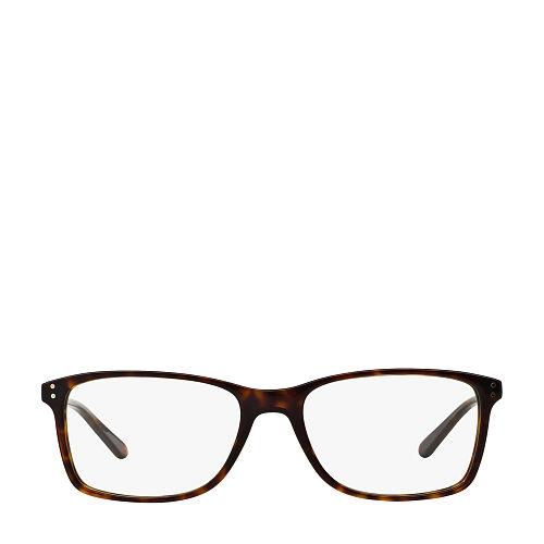 Polo Ralph Lauren Polo Square Eyeglasses Shiny Dark Havana