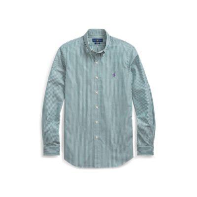 Ralph Lauren Classic Fit Striped Shirt 2364c Forest/white