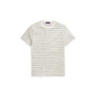 Ralph Lauren Custom Fit Lisle T-shirt Classic Cream/lt Grey Mel