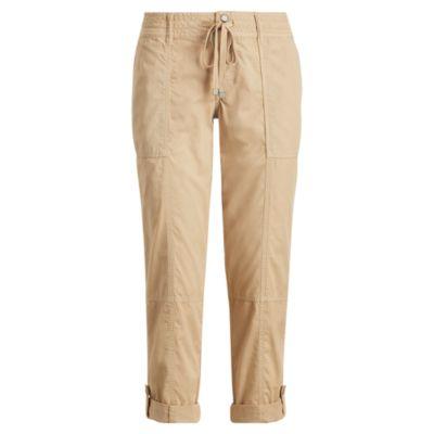 Ralph Lauren Drawstring Chino Cargo Pant Birch Tan 2p