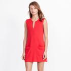 Ralph Lauren Lauren Button-hem Cotton Tunic Red