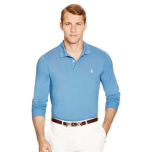 Ralph Lauren Polo Golf Custom-fit Performance Polo New Castle Blue