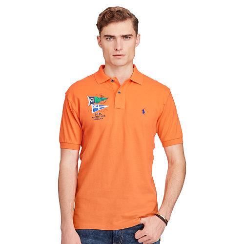 Polo Ralph Lauren Classic-fit Cotton Mesh Polo Desert Orange