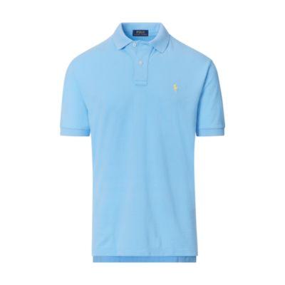 Ralph Lauren Classic Fit Mesh Polo Shirt Chatham Blue