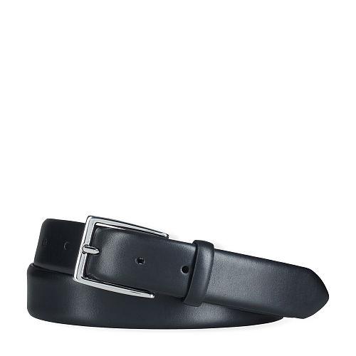 Polo Ralph Lauren Douglas Calfskin Buckle Belt Black/silver