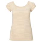 Ralph Lauren Lauren Woman Cotton Off-the-shoulder Top Pale Wheat/herbal Milk