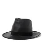 Ralph Lauren Lauren Straw Panama Hat Black/black