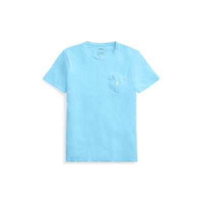 Ralph Lauren Classic Fit Cotton T-shirt Margie Blue 5x Big
